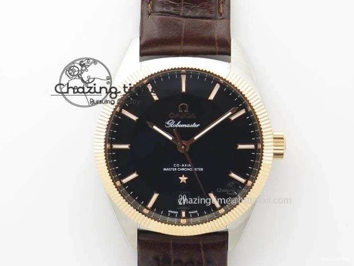 1224 FlexibleFit Seamaster Professional Chrono SS RG Blue Ceramic Blue Dial On SS RG Bracelet A 8211